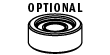 ROULEMENT TRIANGULAIRE DELRIN® D=4,76  D=12,7  SP=5